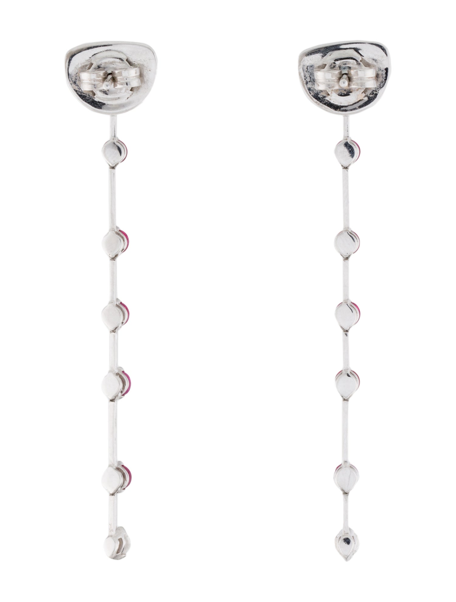 Casato Roma 18K Ruby & Diamond Sahara Line Drop Earrings