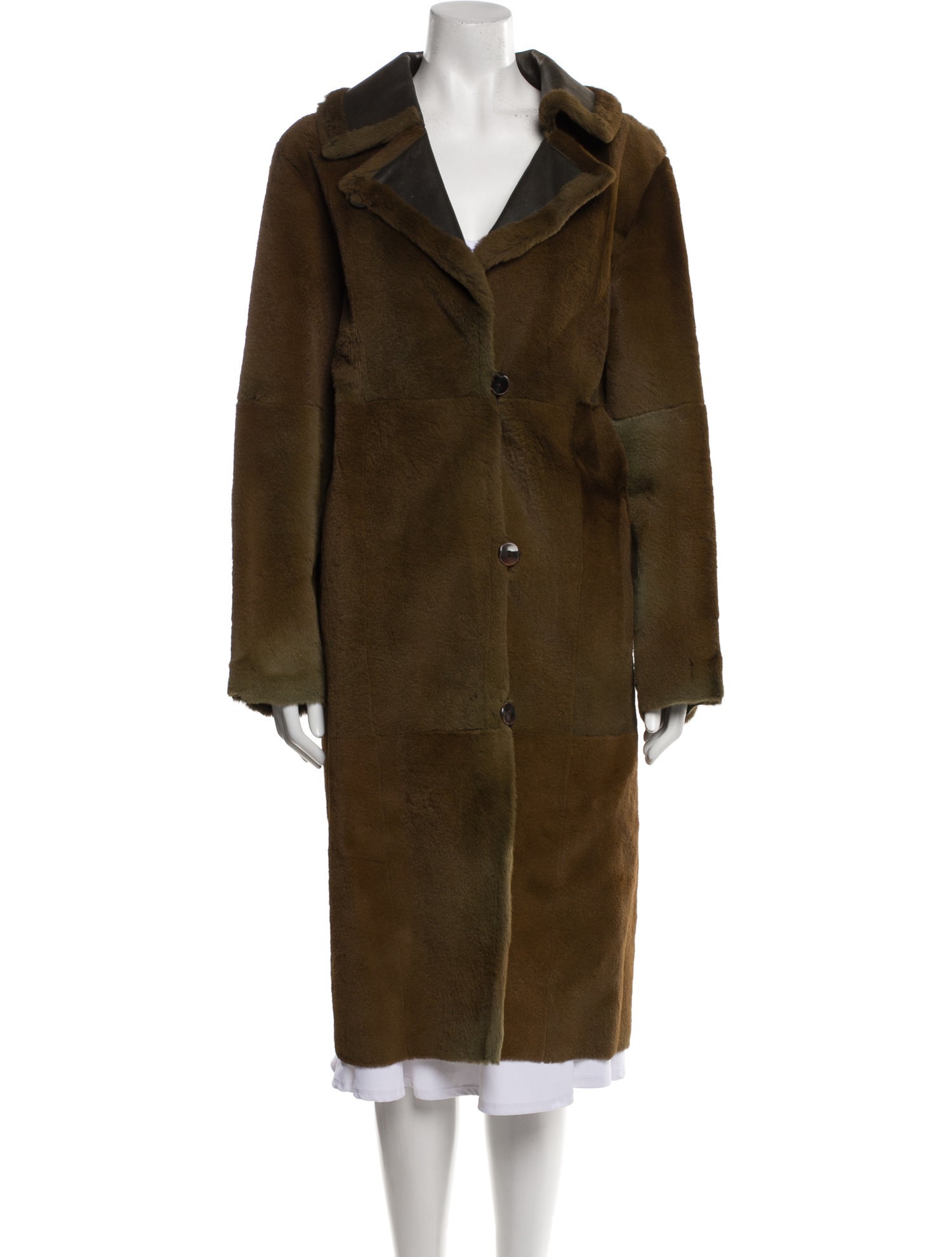 Cassin Leather Fur Coat