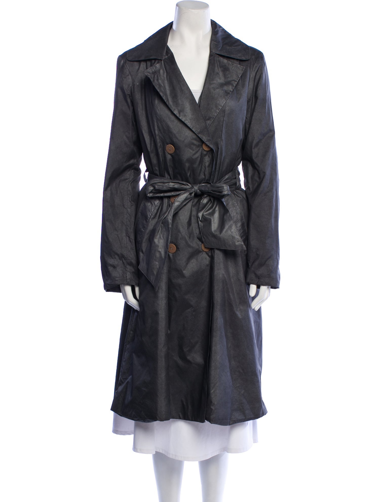 Cassin Silk Trench Coat
