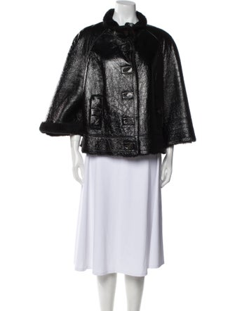 Cassin Shearling Printed Faux Fur Jacket