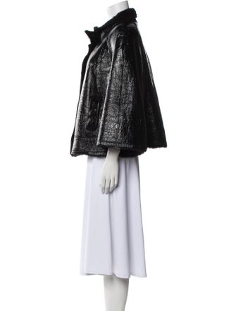 Cassin Shearling Printed Faux Fur Jacket