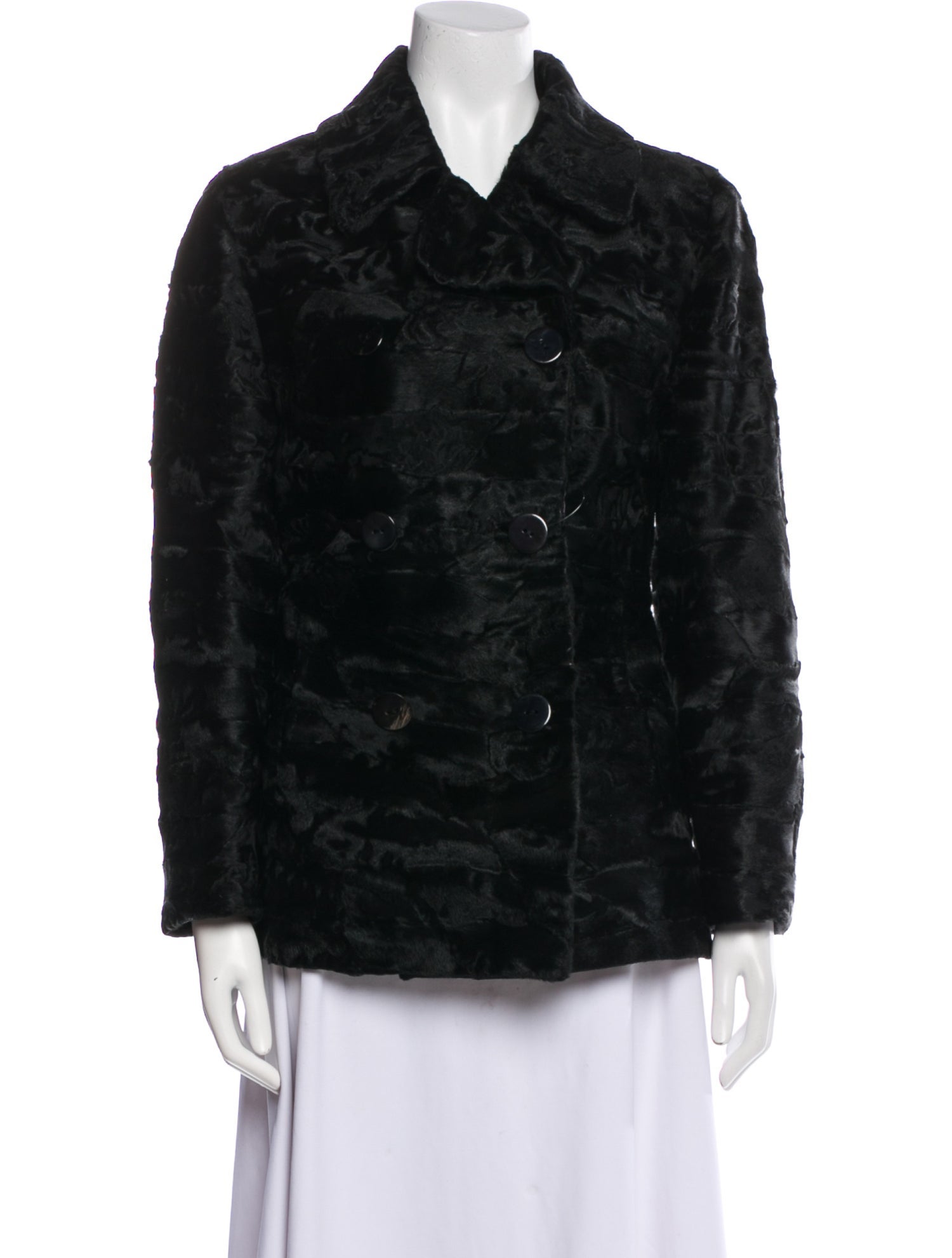 Cassin Fur Printed Faux Fur Jacket