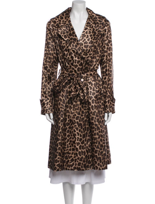 Cassin Animal Print Trench Coat