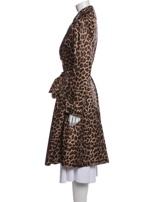 Cassin Animal Print Trench Coat