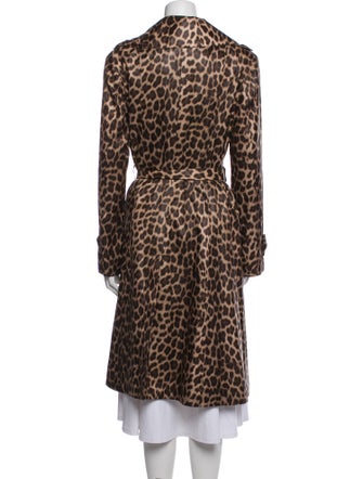 Cassin Animal Print Trench Coat