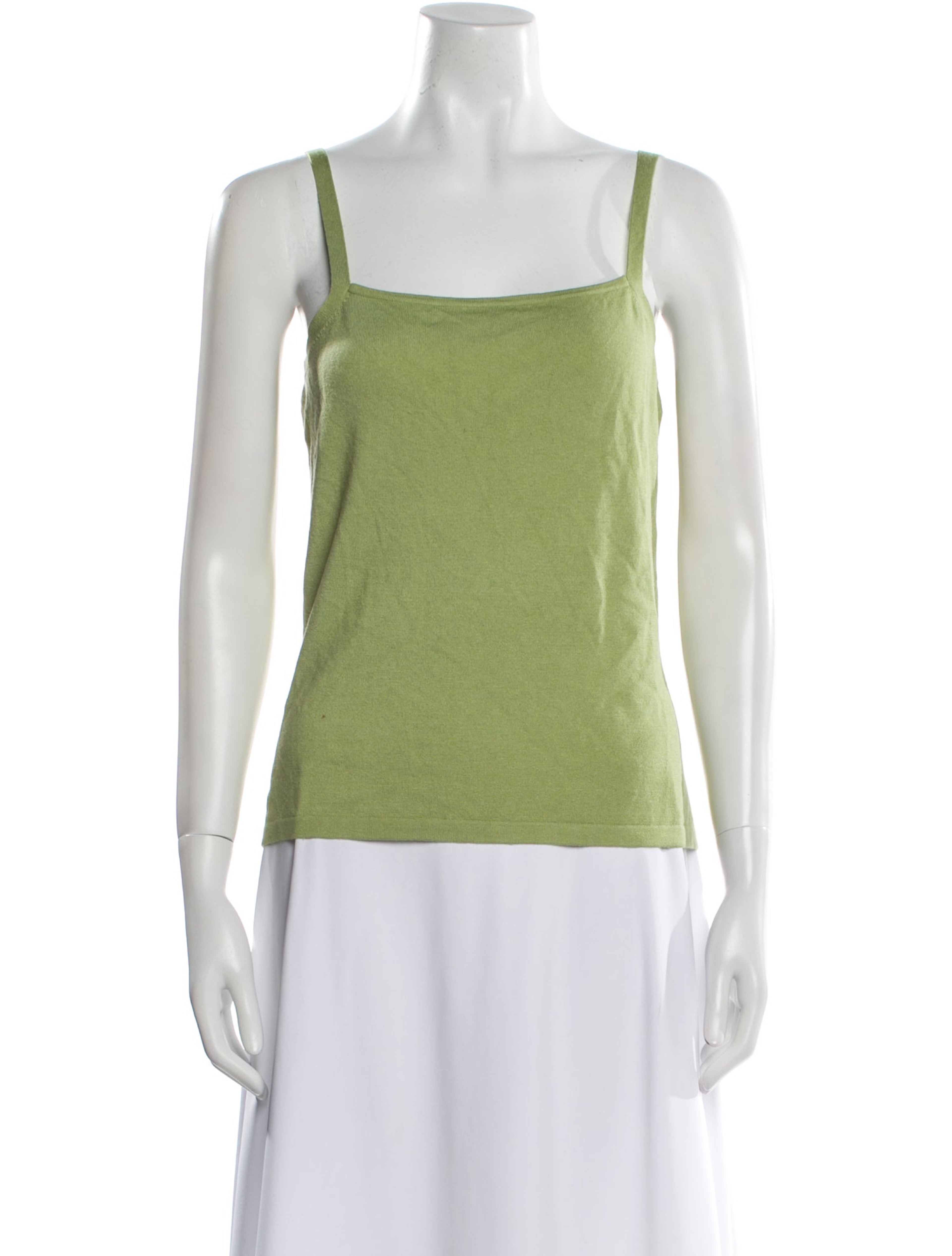 Silk Square Neckline Top