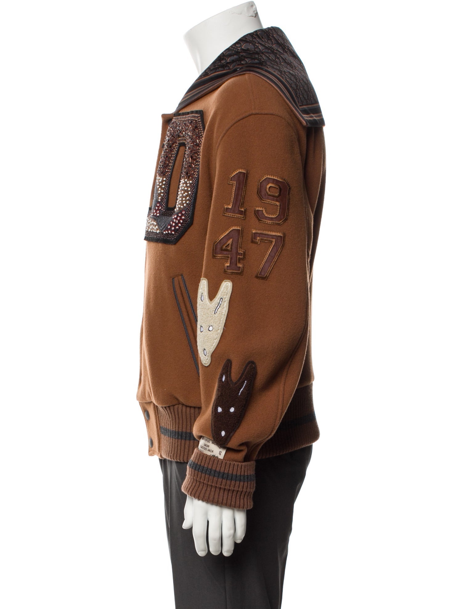 Cactus Jack Dior 2022 Wool Varsity Jacket