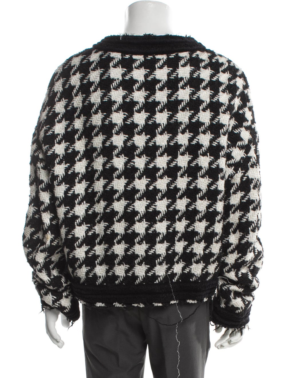 Cool T.M Jacket Black Patterned Satin Lining Plea… - image 3