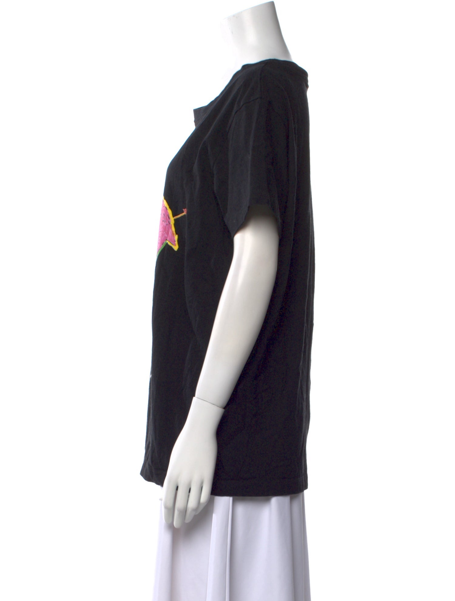 Cool T.M Graphic Print Scoop Neck T-Shirt