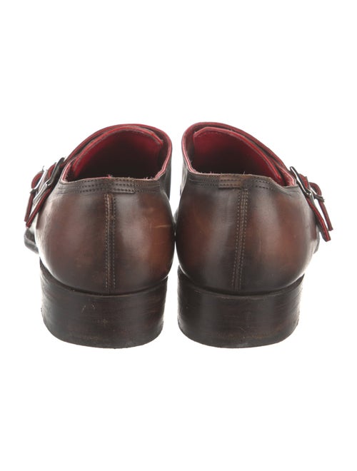 Corthay Leather Monk Straps