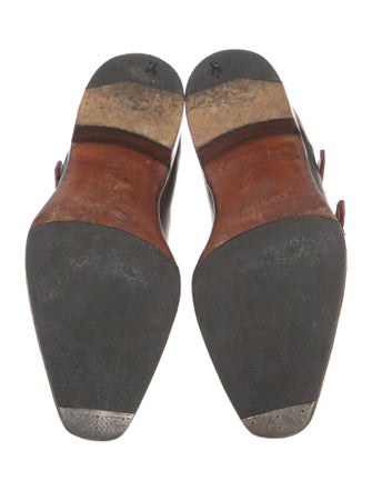 Corthay Leather Monk Straps