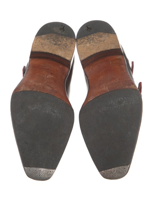 Corthay Leather Monk Straps