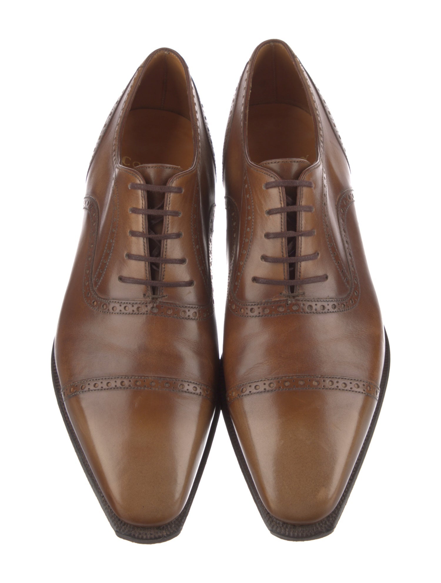 Corthay Leather Lasercut Accents Brogues