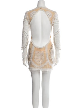 Cucculelli Shaheen Mesh Mini Dress