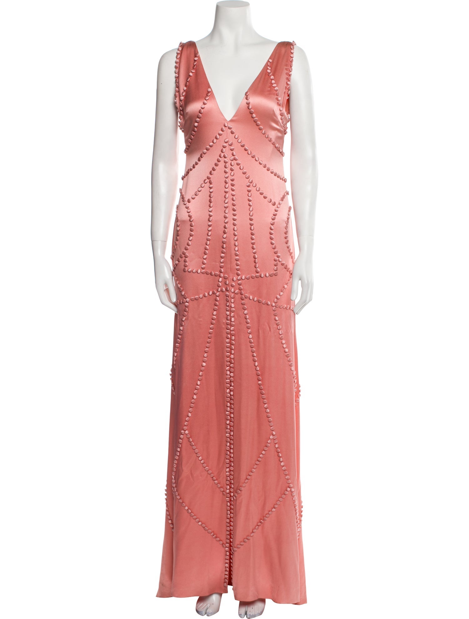 Cucculelli Shaheen V-Neck Long Dress