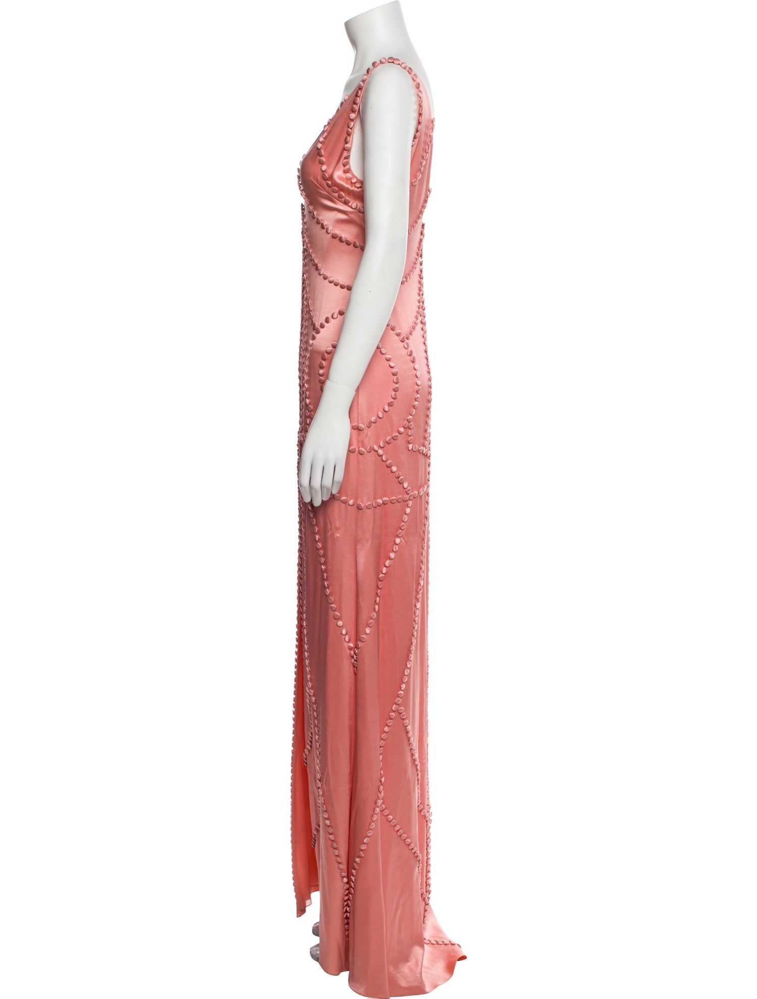 Cucculelli Shaheen V-Neck Long Dress