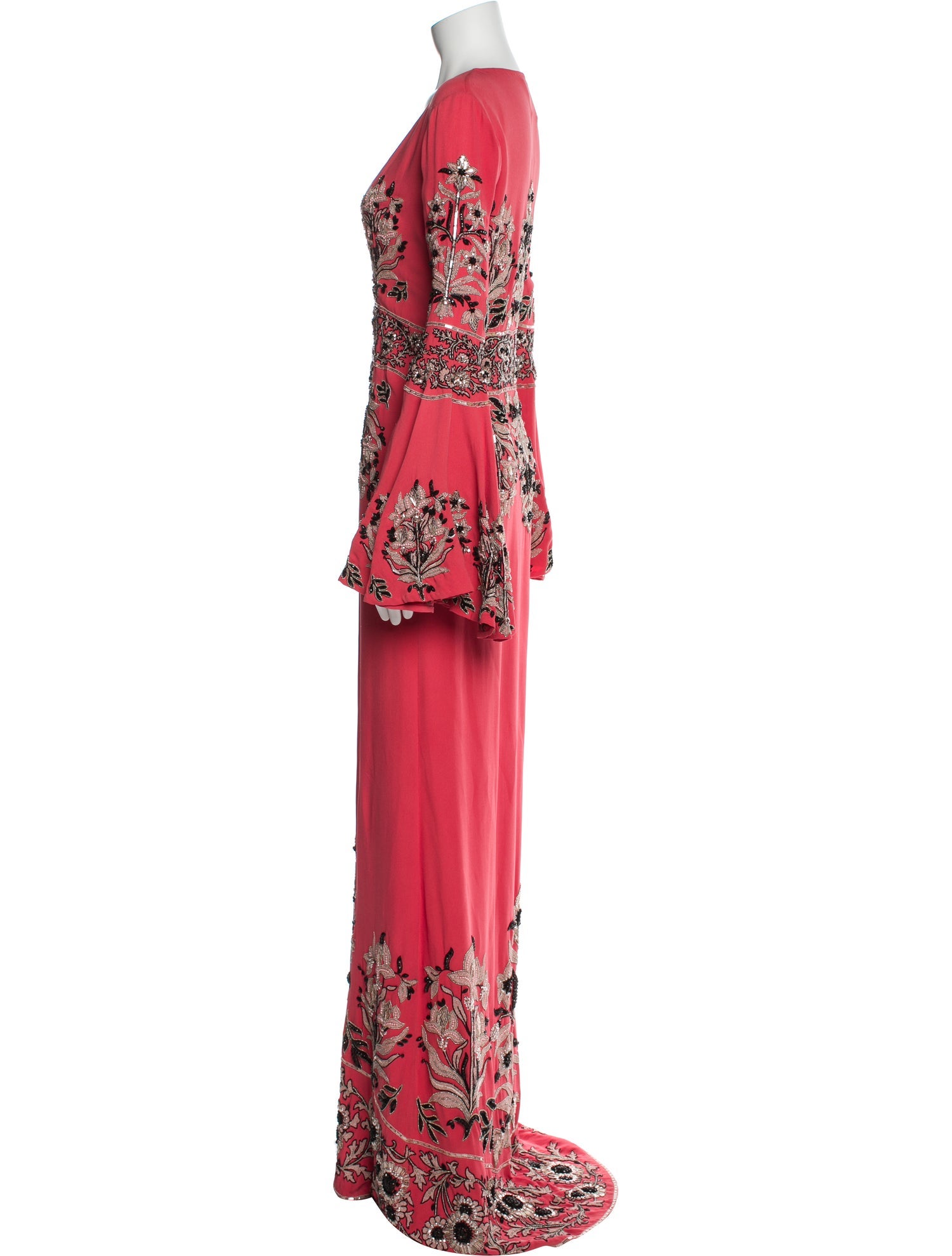 Cucculelli Shaheen Silk Long Dress