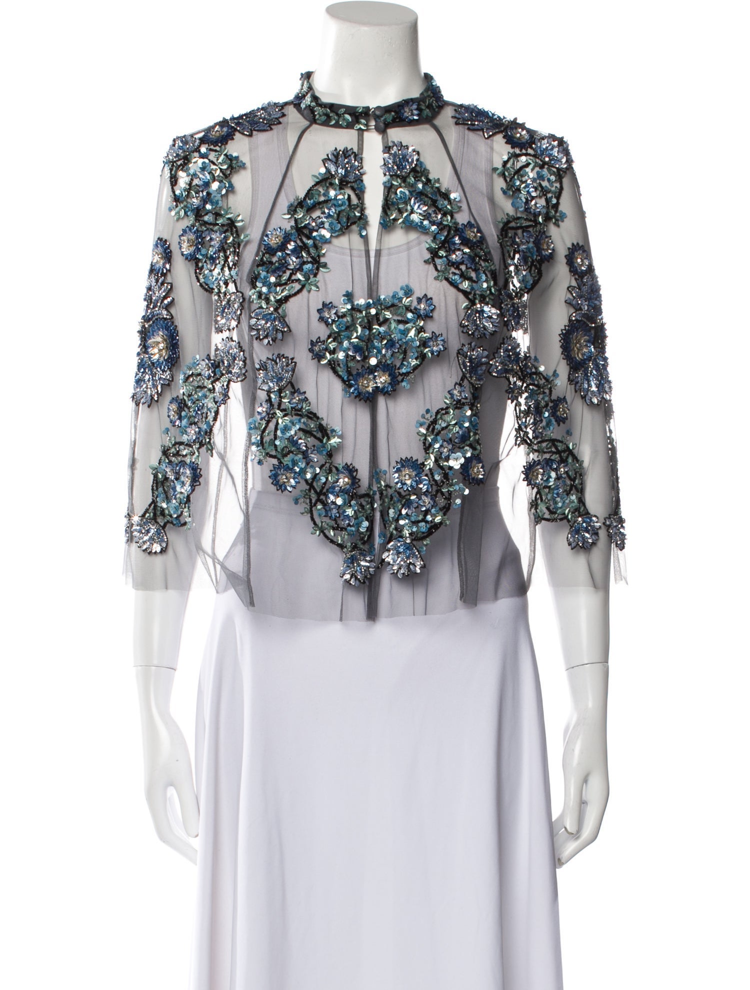 Cucculelli Shaheen Patterned Cape