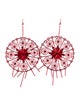 Cucculelli Shaheen Crystal Embellished Statement Drop Earrings