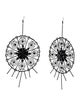 Cucculelli Shaheen Crystal Embellished Statement Drop Earrings