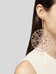 Cucculelli Shaheen Crystal Round Statement Drop Earrings