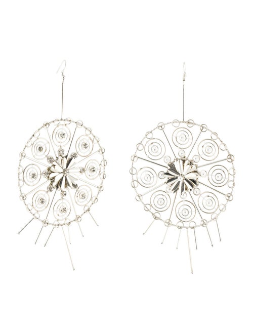 Cucculelli Shaheen Oversized Round Drop Earrings