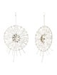 Cucculelli Shaheen Oversized Round Drop Earrings
