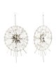 Cucculelli Shaheen Oversized Round Drop Earrings
