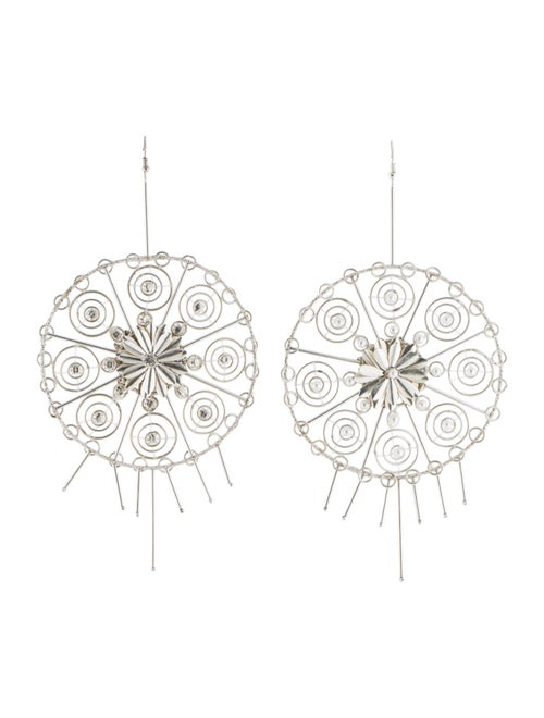 Cucculelli Shaheen Oversized Round Drop Earrings