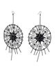 Cucculelli Shaheen Oversized Round Drop Earrings