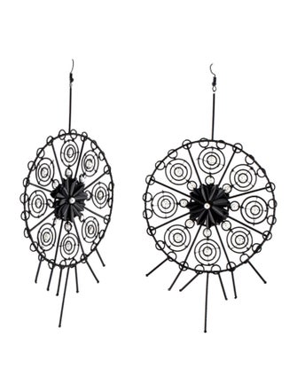 Cucculelli Shaheen Oversized Round Drop Earrings