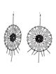 Cucculelli Shaheen Oversized Round Drop Earrings