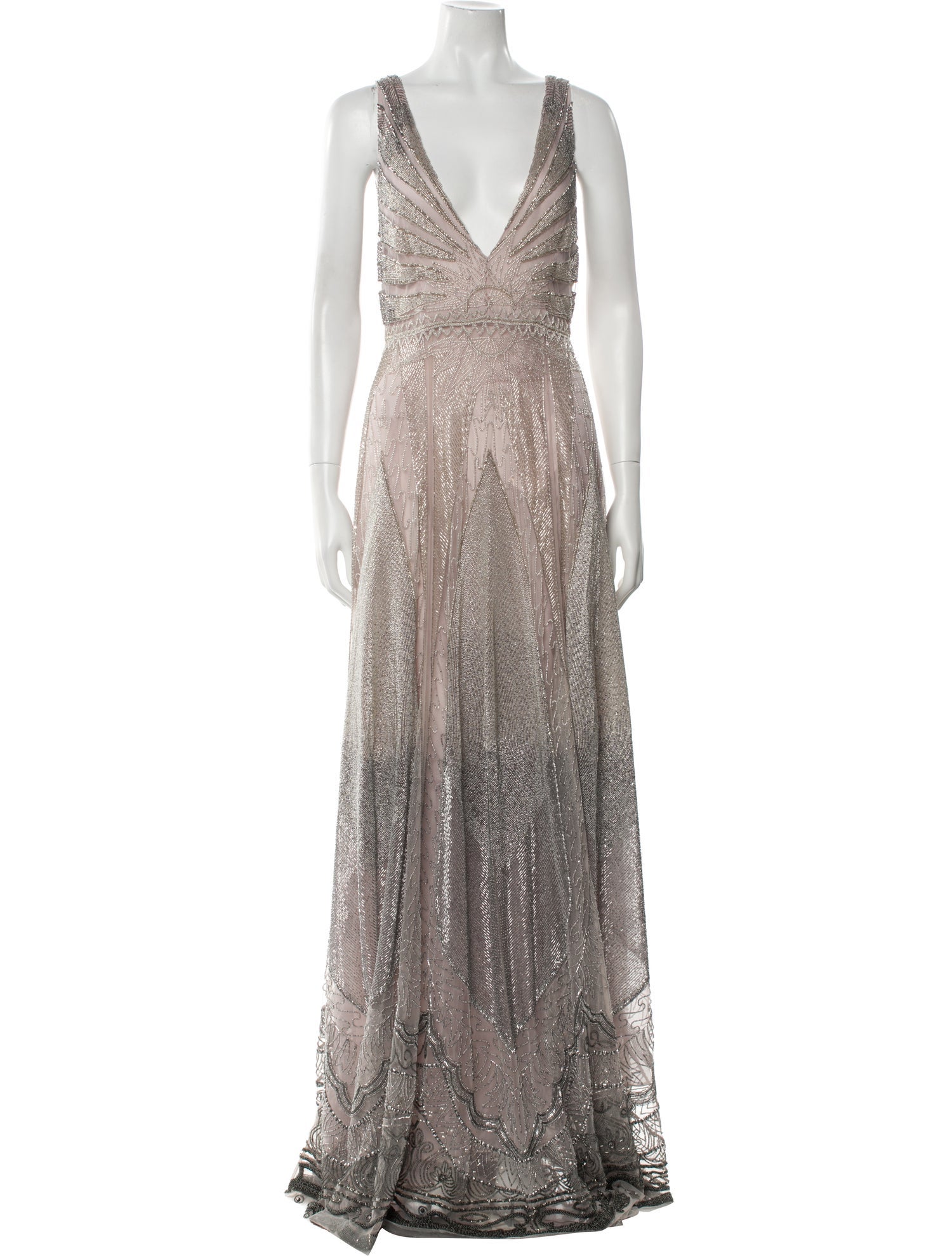 Cucculelli Shaheen V-Neck Long Dress