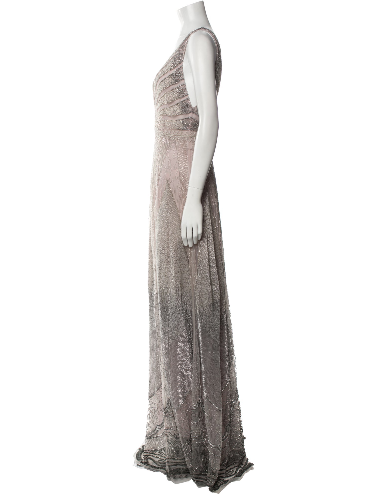 Cucculelli Shaheen V-Neck Long Dress