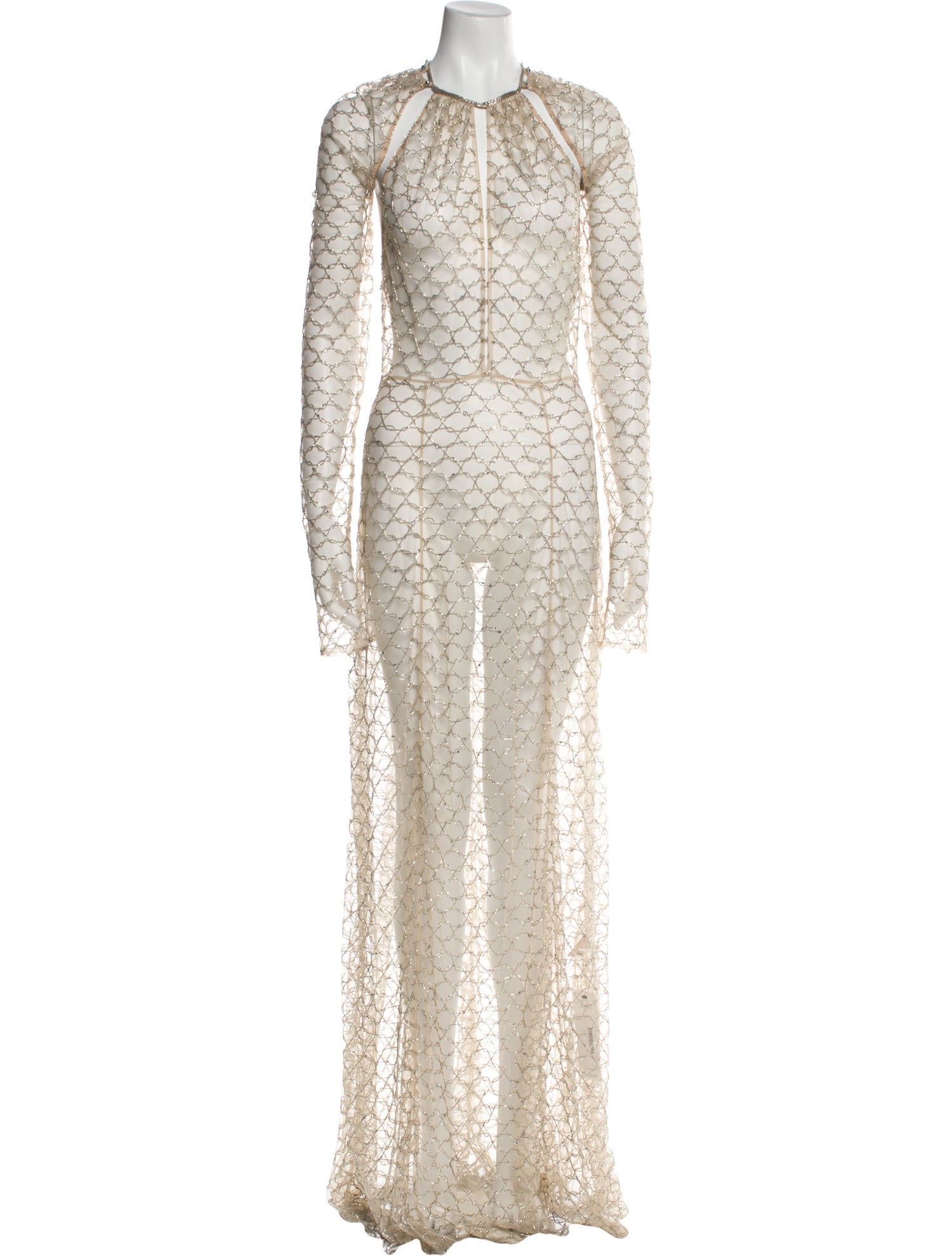 Cucculelli Shaheen Crew Neck Long Dress