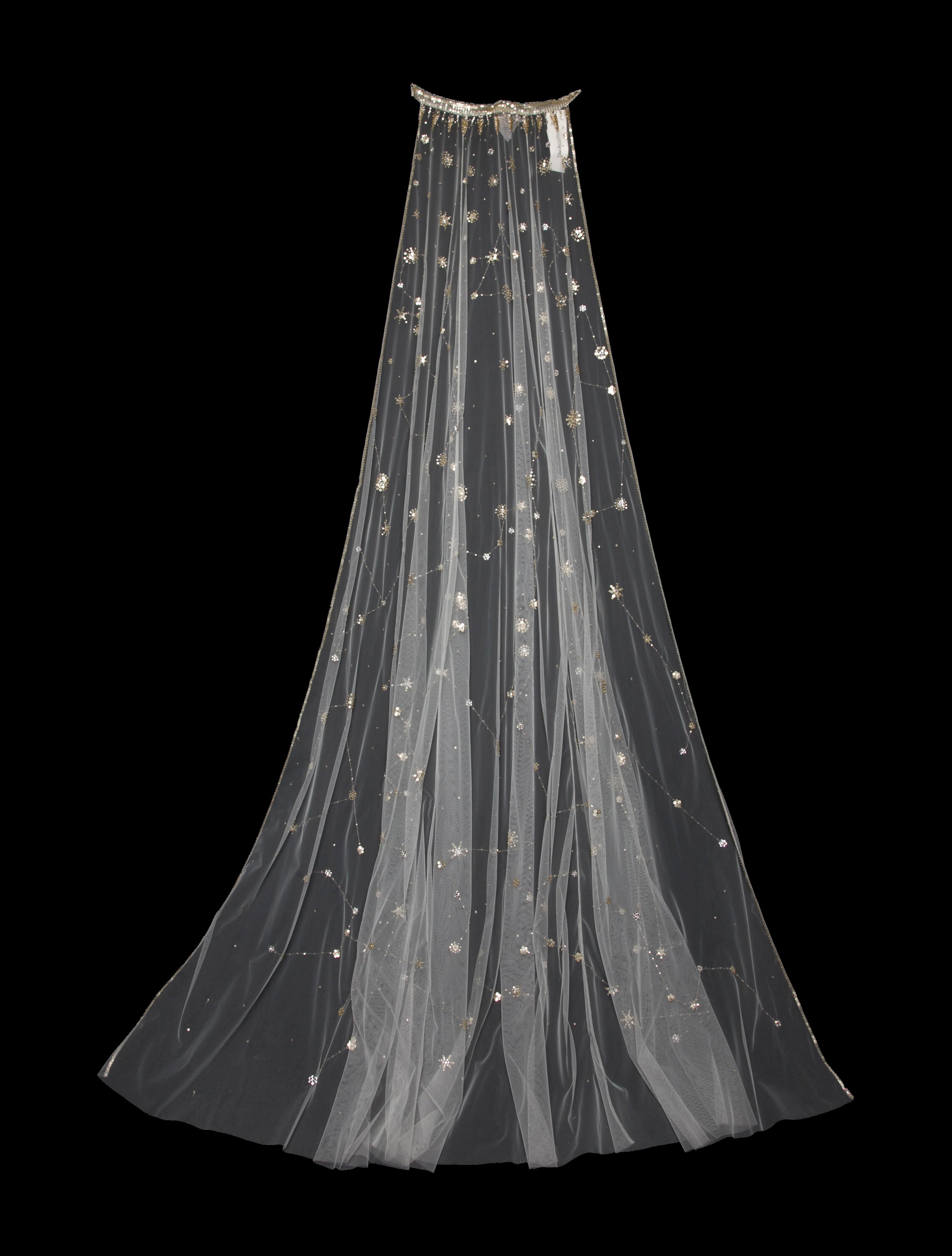 Cucculelli Shaheen Embellished Hair Veil