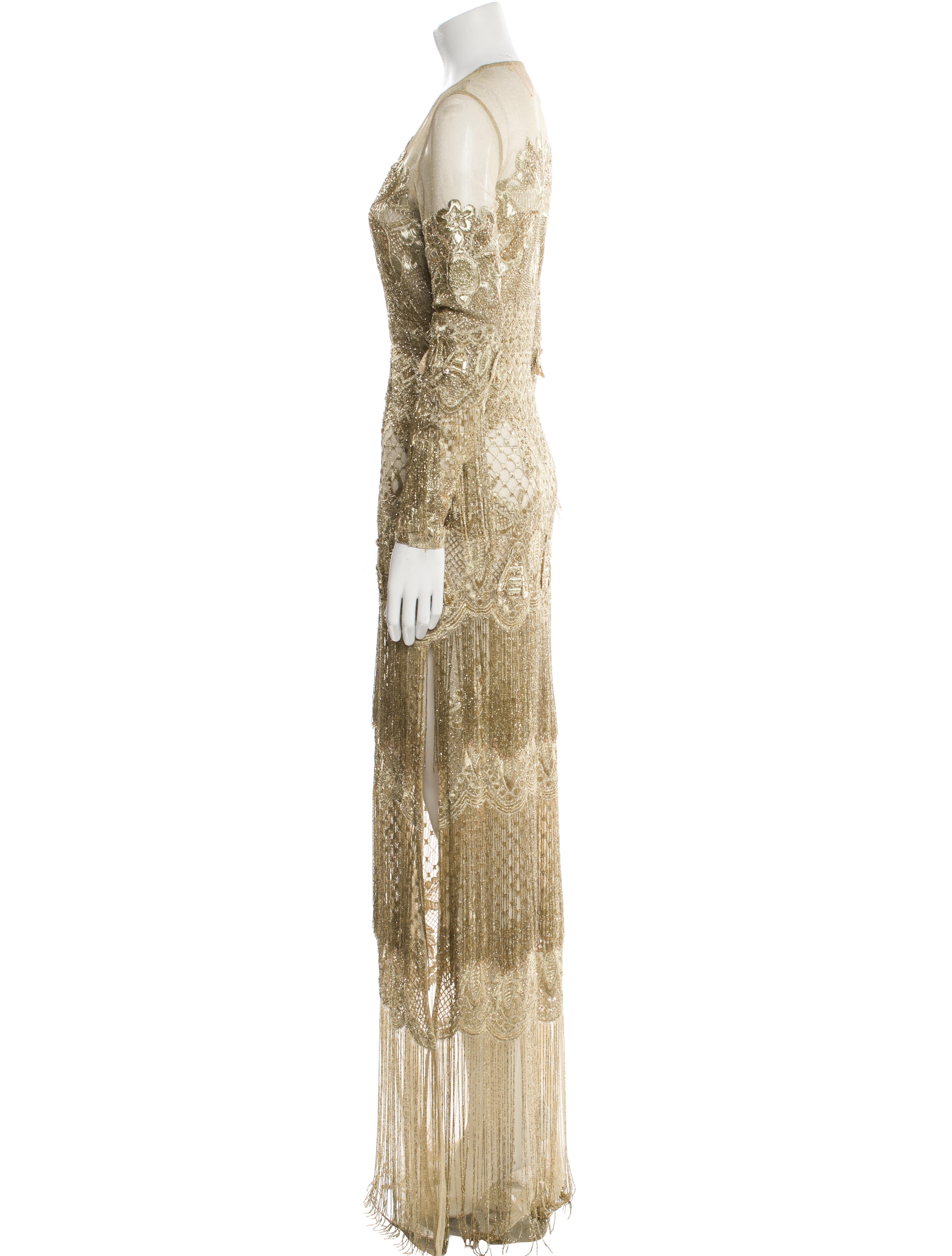 Cucculelli Shaheen Printed Long Dress