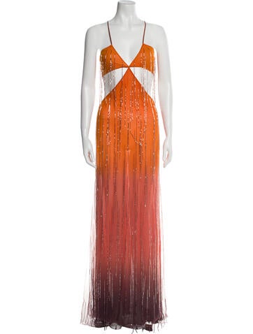 Cucculelli Shaheen Dresses Striped Long Dress US 2 | XS