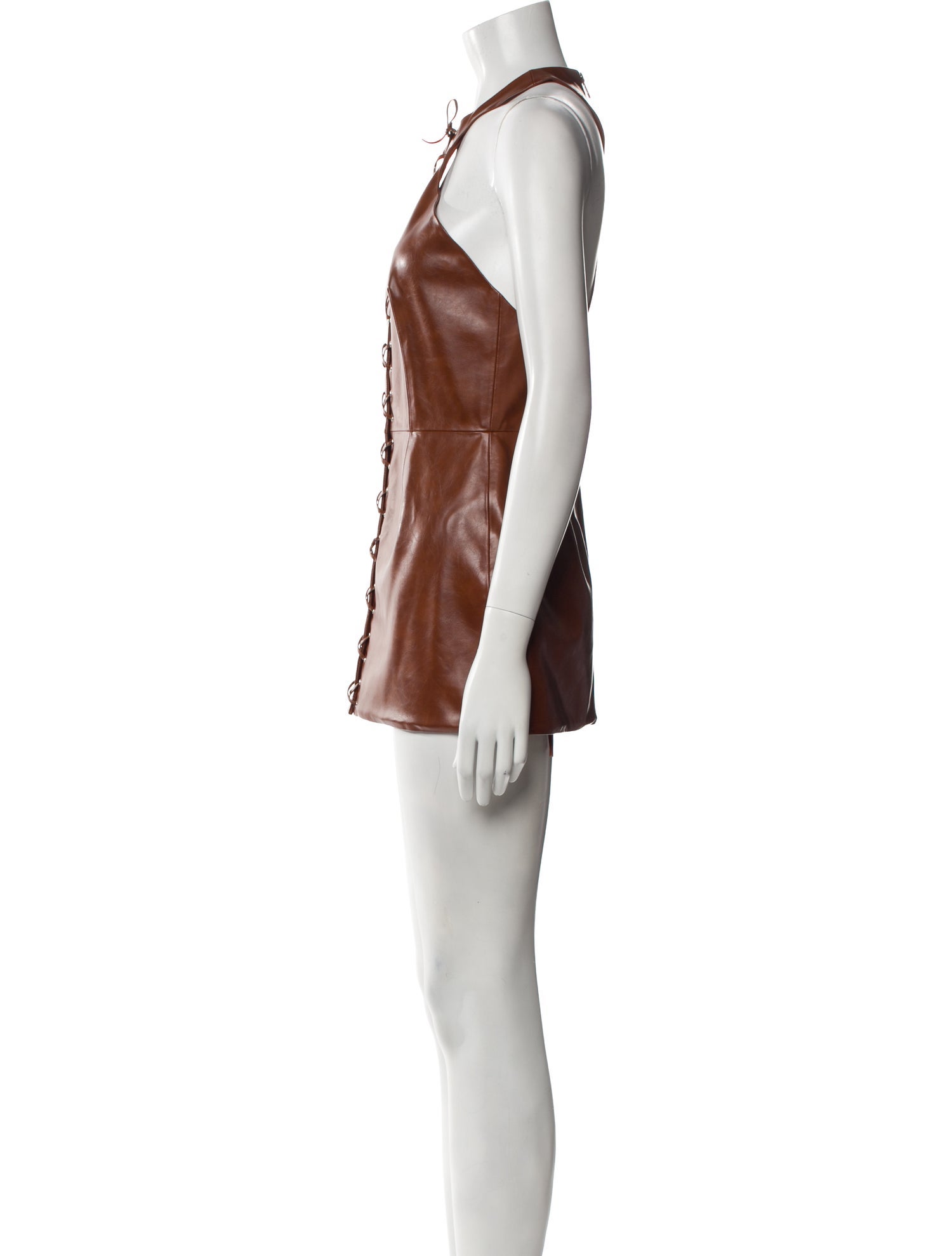 Cucculelli Shaheen Halterneck Mini Dress