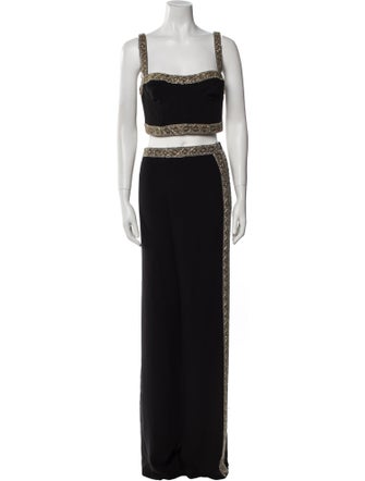 Cucculelli Shaheen Silk Printed Pant Set