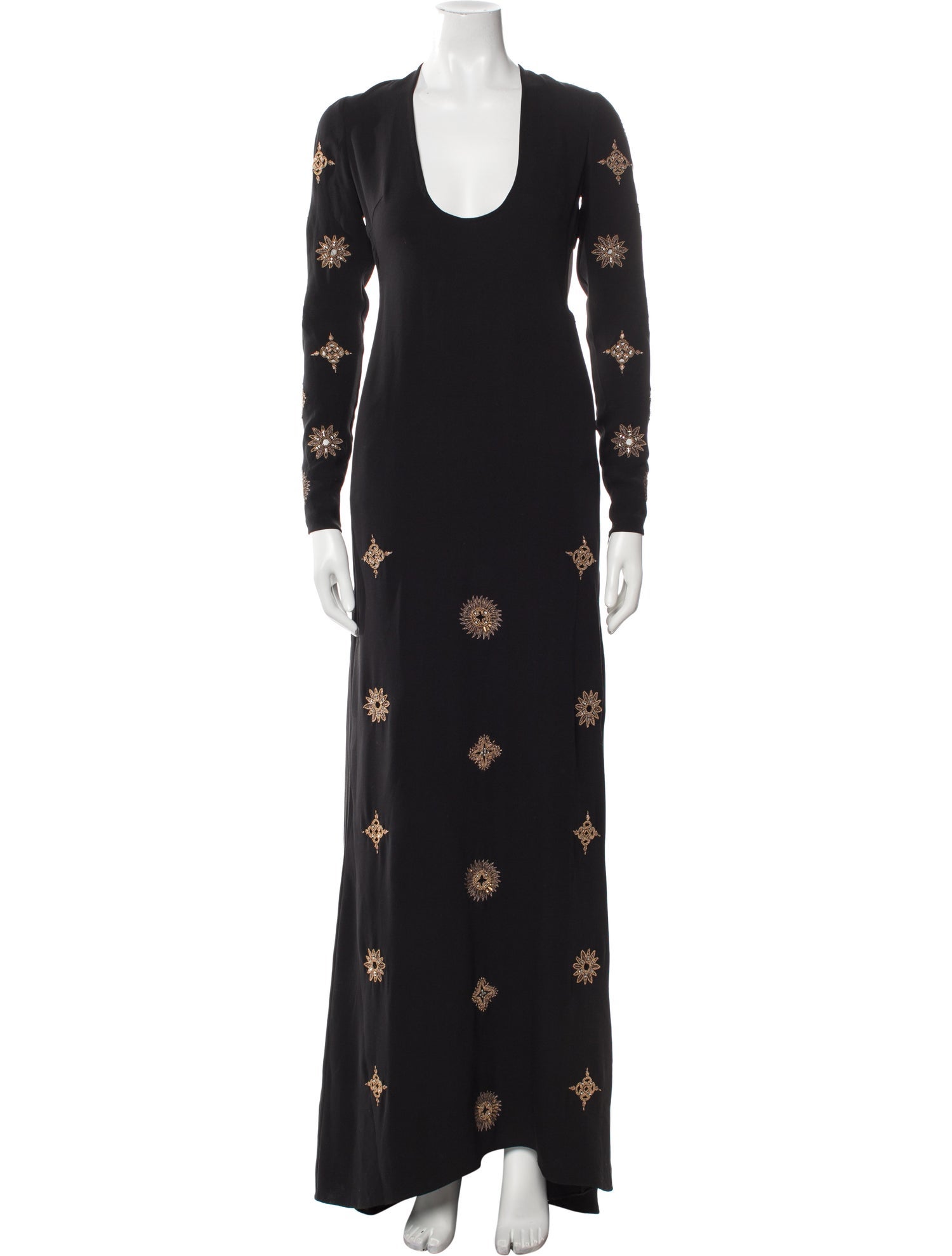 Cucculelli Shaheen Floral Print Long Dress