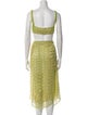 Cucculelli Shaheen Lace Pattern Sequin Embellishments Skirt Set