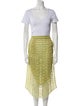 Cucculelli Shaheen Lace Pattern Sequin Embellishments Skirt Set