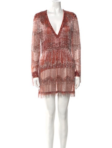 Cucculelli Shaheen Dresses Printed Mini Dress US 4 | S