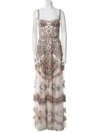 Cucculelli Shaheen Sequin Long Dress