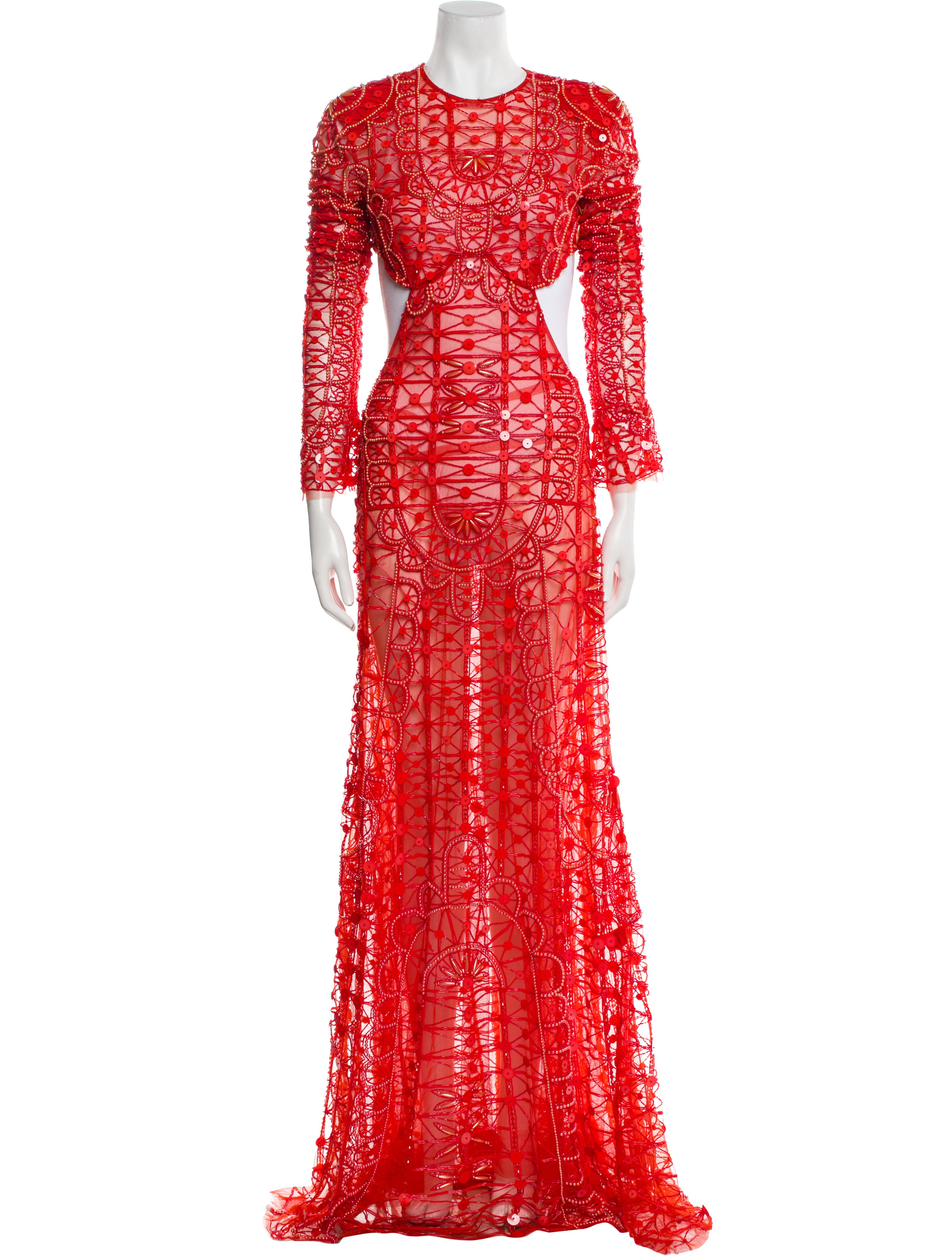 Cucculelli Shaheen Crew Neck Long Dress