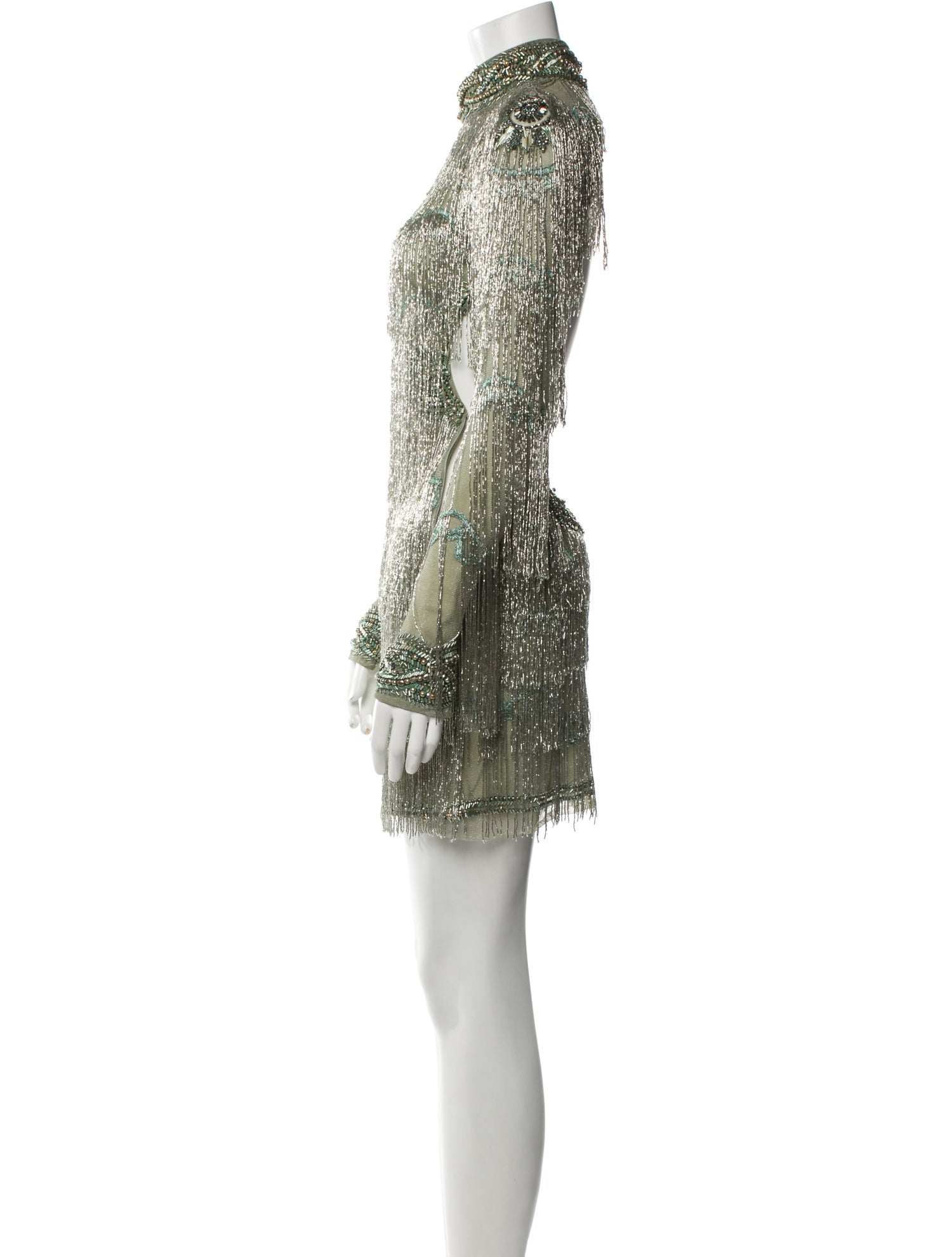 Cucculelli Shaheen Turtleneck Mini Dress