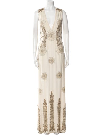 Cucculelli Shaheen Patterned Long Dress