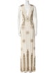 Cucculelli Shaheen Patterned Long Dress