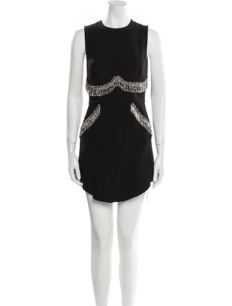 Cucculelli Shaheen Crew Neck Mini Dress